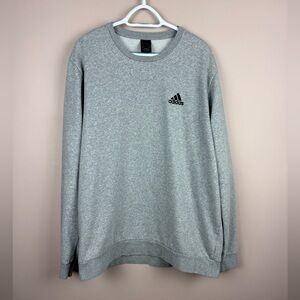 Adidas logo Gray Sweatshirt men’s Size XL